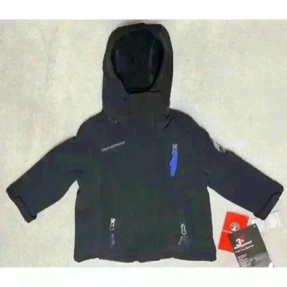 WEATHERPROOF BOYS BLACK COAT - Picture 2 of 7